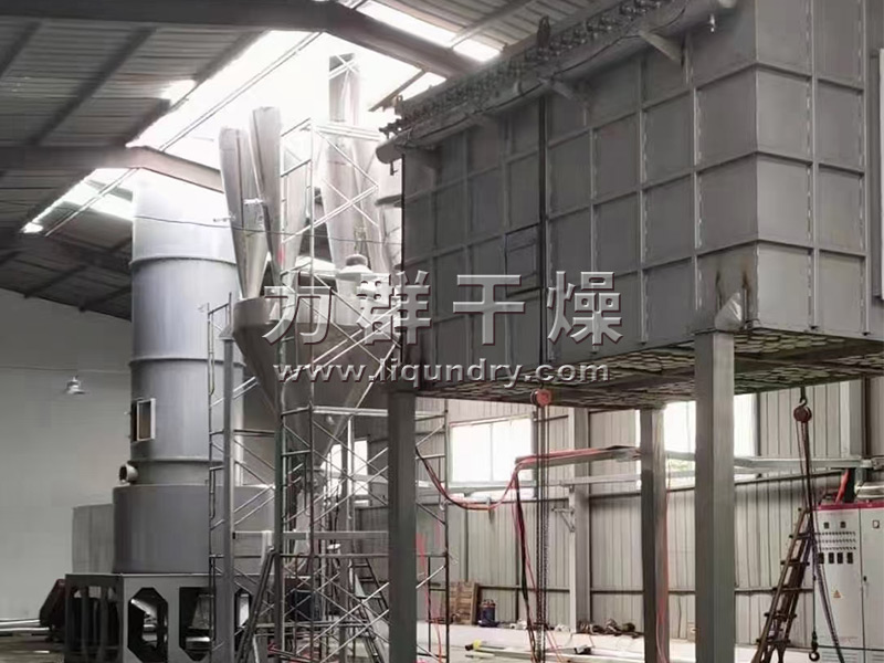 閃蒸幹燥機浙江客戶安裝調試現（xiàn）場